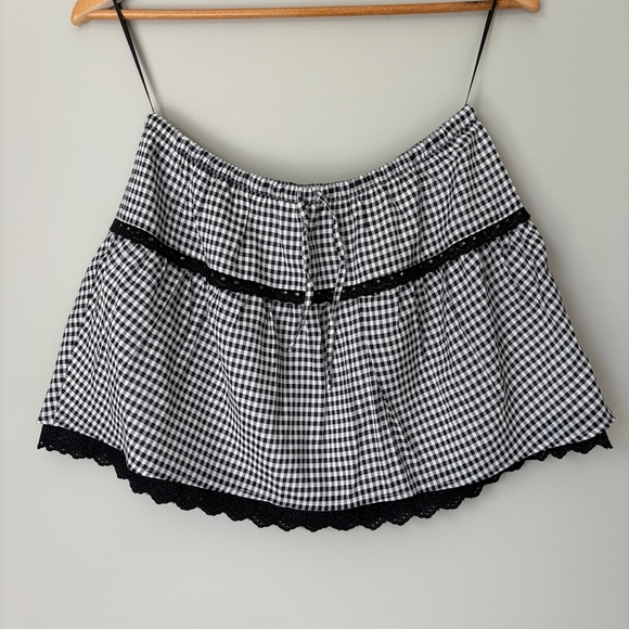 NEW Reformation Valetta Two Piece Matching Skirt Set Remy Check Gingham | US 4 - Picture 11 of 15